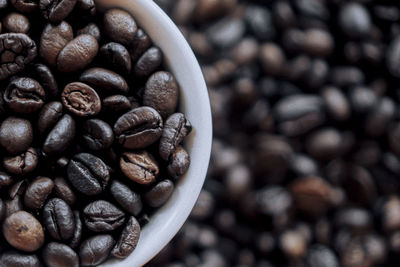 Close-up of coffee beans