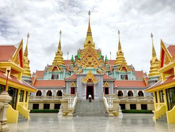 View of pagoda against sky