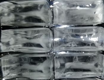 Full frame shot of ice cubes