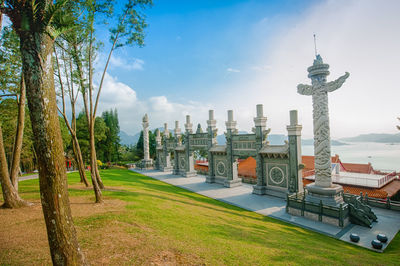 View of buildings in city