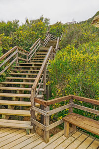 Wooden structure against sky