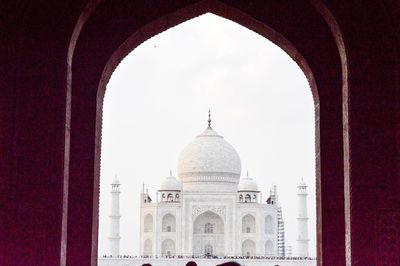 View of monument against clear sky