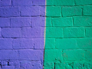 Full frame shot of multi colored wall