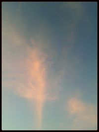 Low angle view of cloudy sky