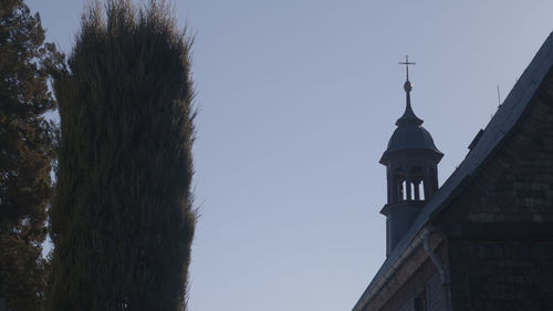 Cross against sky