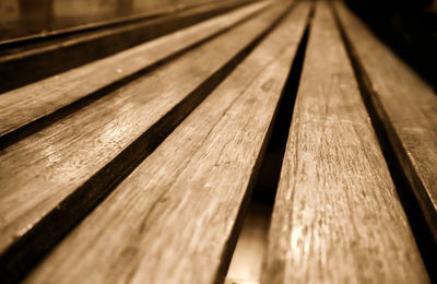 Close-up of hardwood floor