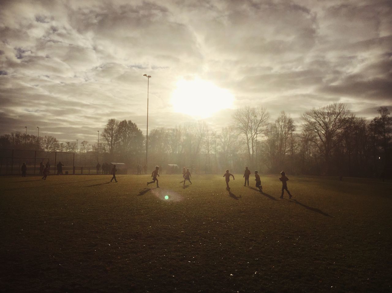 sky, sunlight, sun, sunset, tree, leisure activity, real people, silhouette, nature, large group of people, outdoors, men, landscape, beauty in nature, day, people