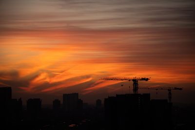 Amazing sunrise over ang mo kio town