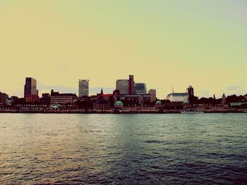 River with buildings in background