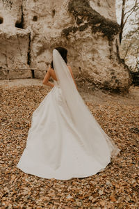 Low section of woman in tent