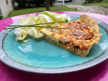 Close-up of food in plate