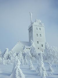 Snow covered landscape