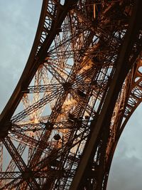 Low angle view of metal structure