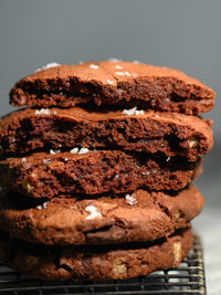 Close-up of chocolate cake