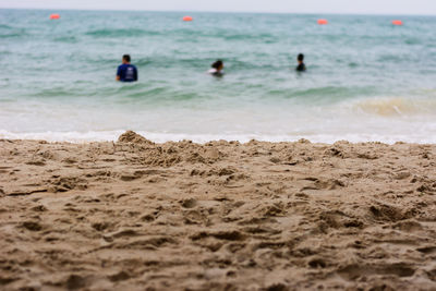 People on beach