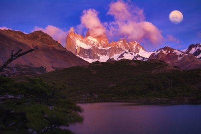 A beautiful morning of mount fitz roy