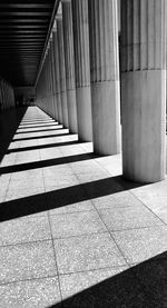View of corridor of building
