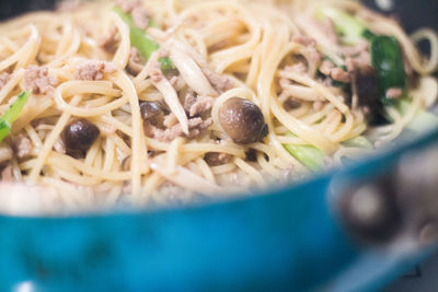 Close-up of food in plate