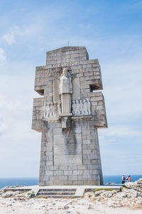 View of castle against cloudy sky