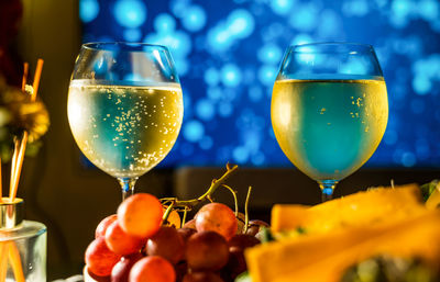 Close-up of drink in glass