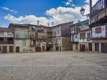 Buildings against sky in city