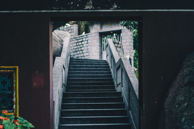 Low angle view of staircase