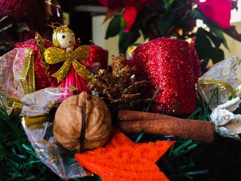 Close-up of christmas tree