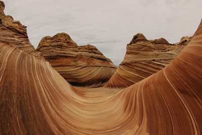 Close-up of rock formations