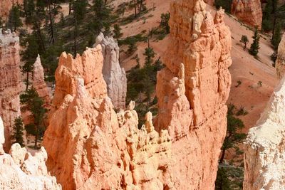 View of rock formations