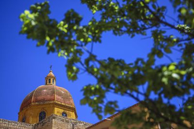 Low angle view of church against sky