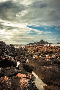 Scenic view of landscape against sky