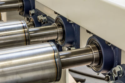 Close-up of machine part