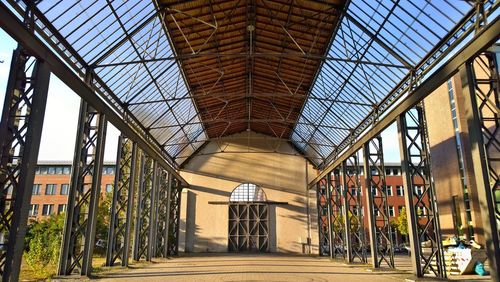 View of empty entrance of building