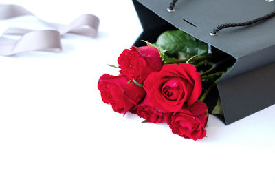 Close-up of rose bouquet