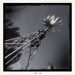 Low angle view of horse against the sky