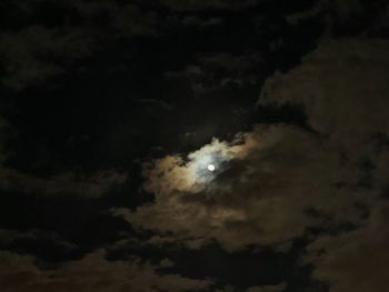 Low angle view of storm clouds in sky