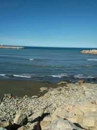 Scenic view of beach