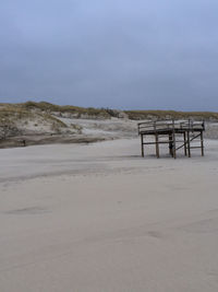 Scenic view of field against sky during winter