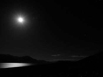 Scenic view of moon at night