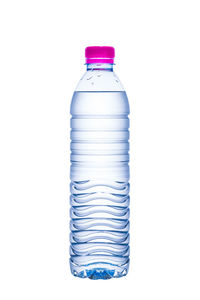 Close-up of bottle against white background