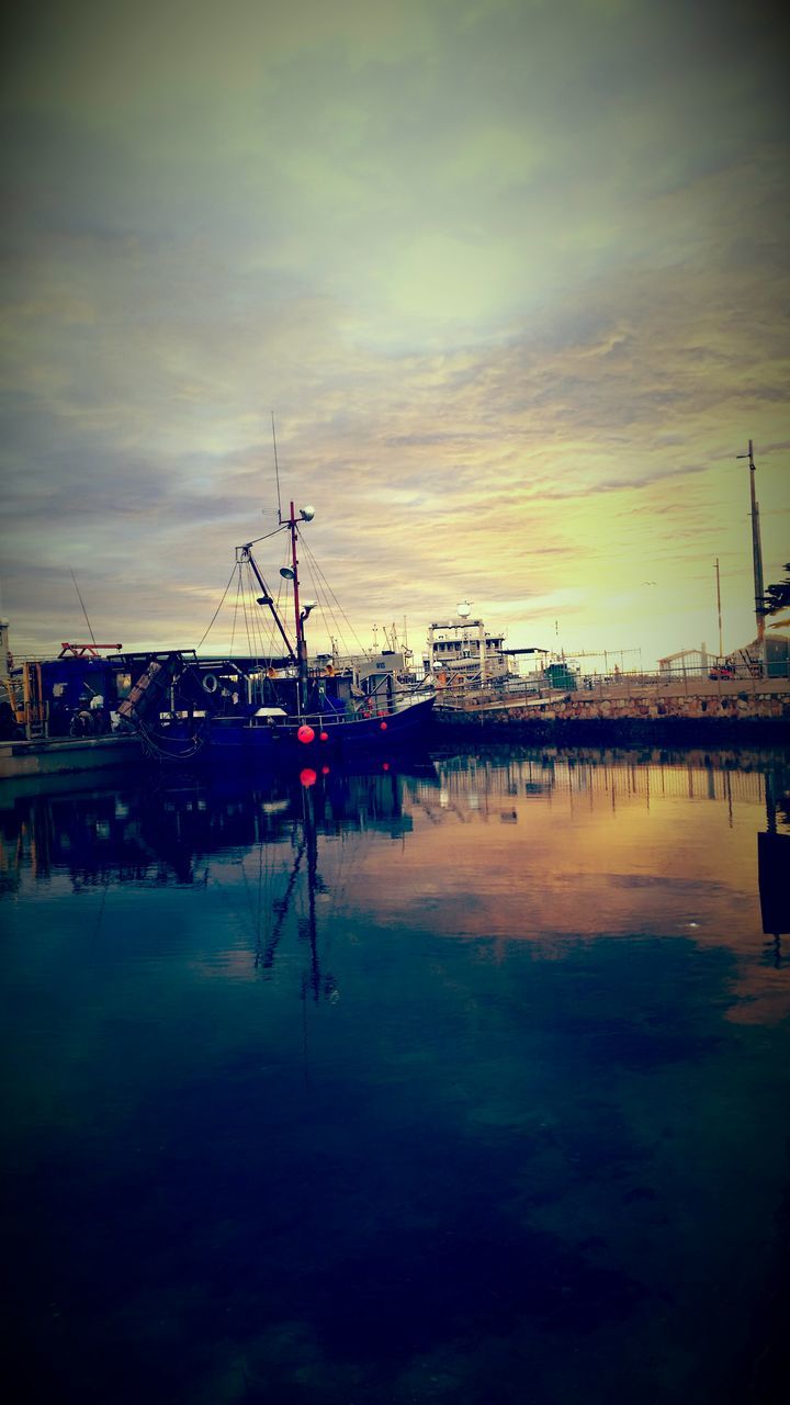 HARBOR AGAINST SKY