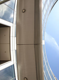 Low angle view of bridge against sky
