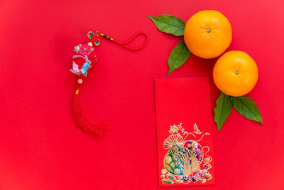 Close-up of orange fruits