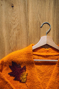 Close-up of red fabric