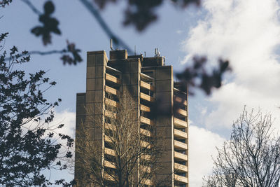 Low angle view of building against sky