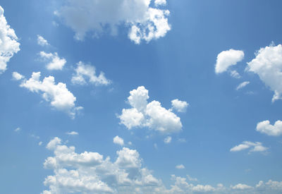 Low angle view of clouds in sky