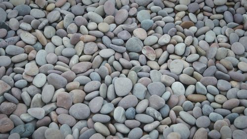 Full frame shot of pebbles