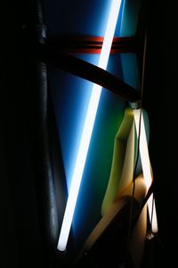 Close-up of illuminated lamp