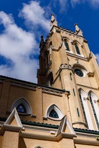 Low angle view of building against sky