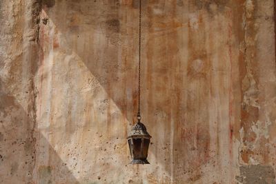 Close-up of hanging light